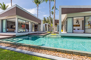 Samui Holiday Homes presents private beach house rental at Villa Anar, Koh Samui, Thailand