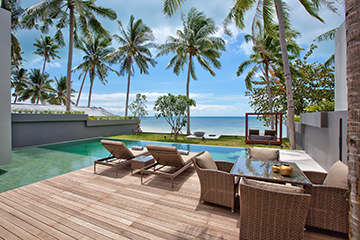 Samui Holiday Homes presents luxury beachfront rental at Mandalay Villas, Koh Samui, Thailand