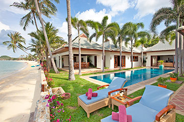 Samui Holiday Homes presents private beach house rental at Miskawaan Villa Frangipani, Koh Samui, Thailand