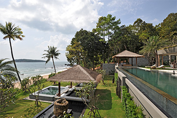 Samui Holiday Homes presents private beach house rental at Sangsuri Villa 3, Koh Samui, Thailand