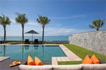 Villa Sila- luxurious and elegant beach house for rent on Koh Samui, Thailand.