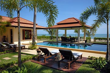 Samui Holiday Homes presents beach front villa rental at Baan Tawan Chai, Koh Samui, Thailand