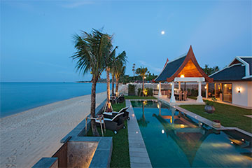 Samui Holiday Homes presents private beach house rental at Villa Wayu, Koh Samui, Thailand